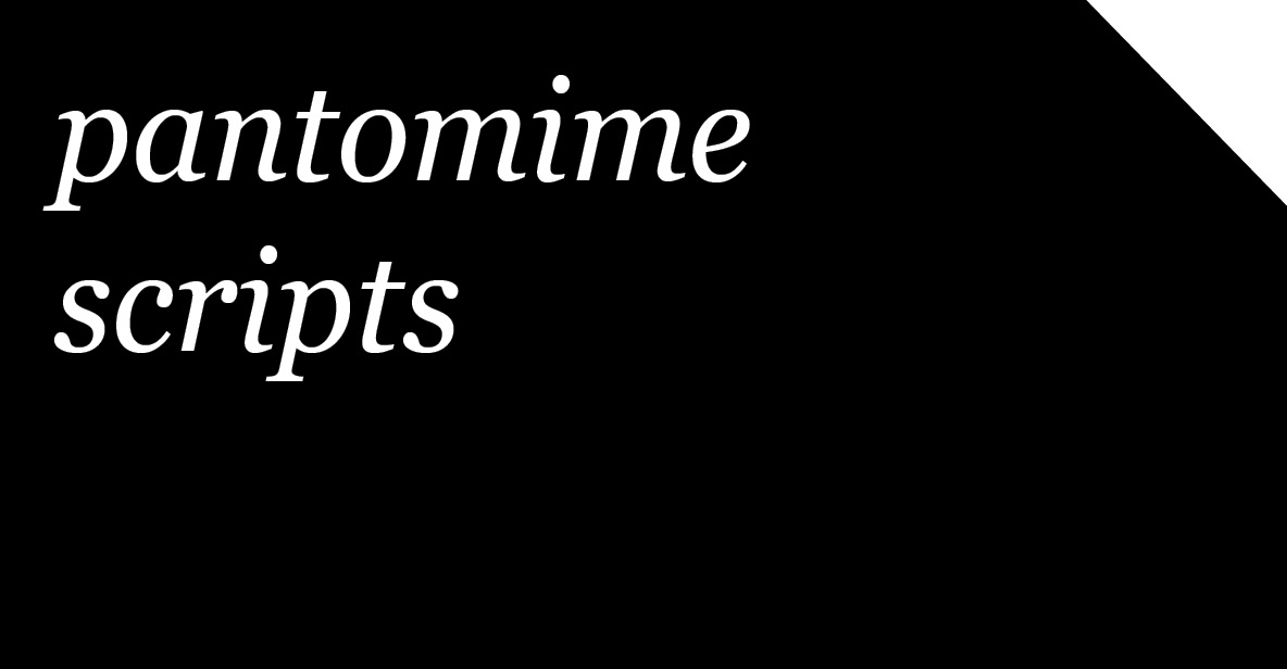 panto scripts button